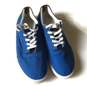 Tommy Hilfiger Royal Blue Canvas Sneakers